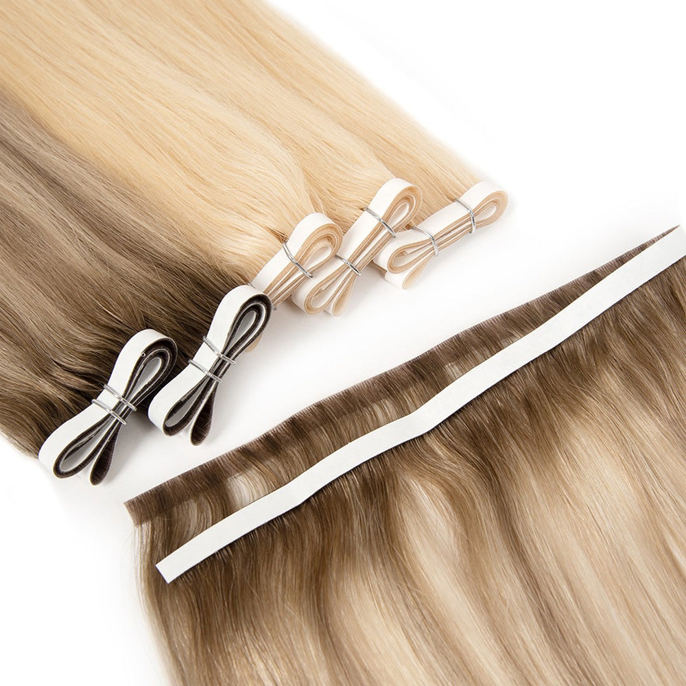 Invisible Tape Weft Hair — Skin Base Seamless Top Grade Straight Raw Hair Extensions (Pre-Order)