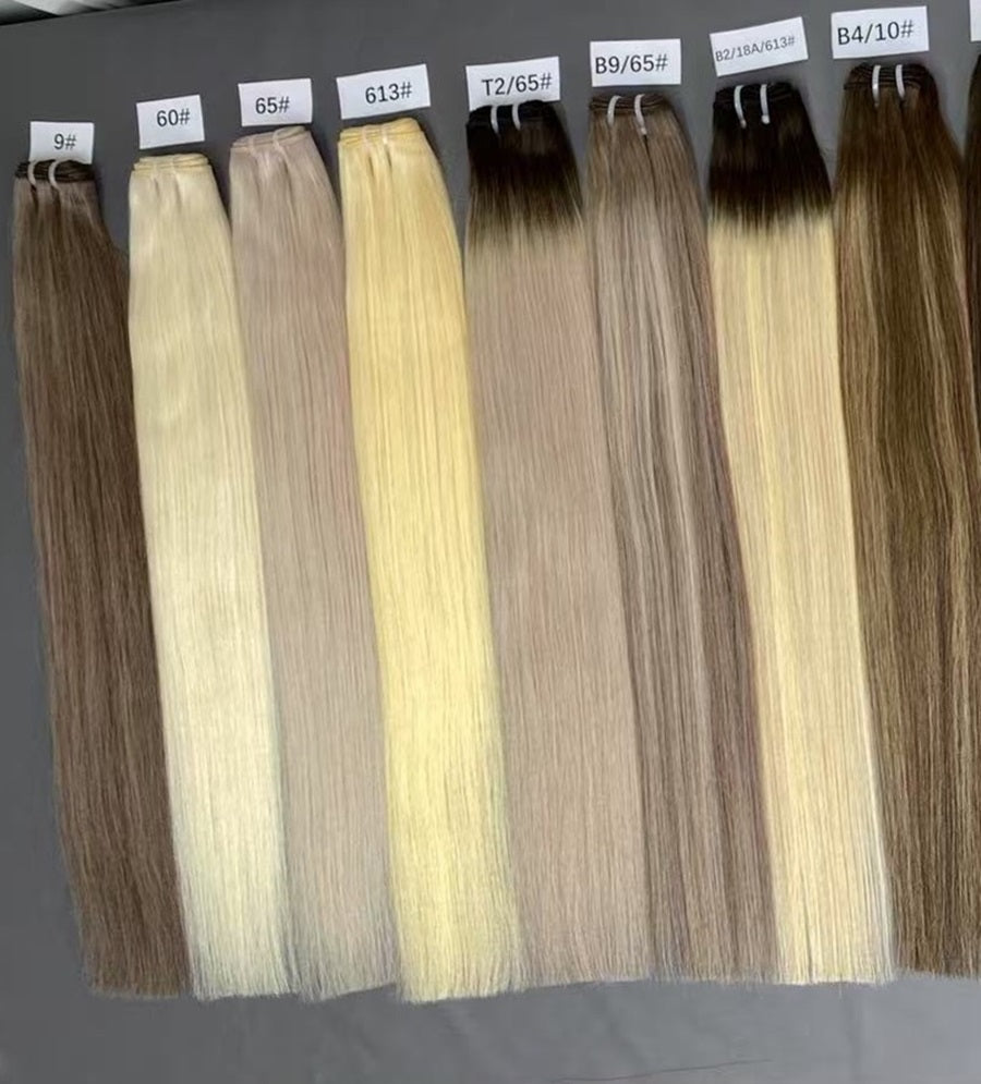 Rooted Ombre Piano Weft Hair Bundles – Two-Tone Highlights