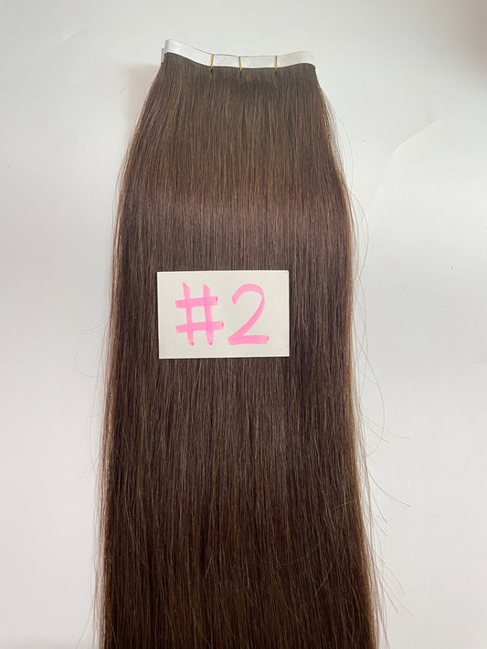 Seamless PU Weft Raw Hair Extensions – Multiple Colors Available