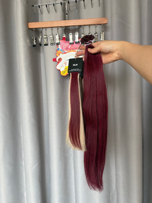 Burgundy 99j# tips