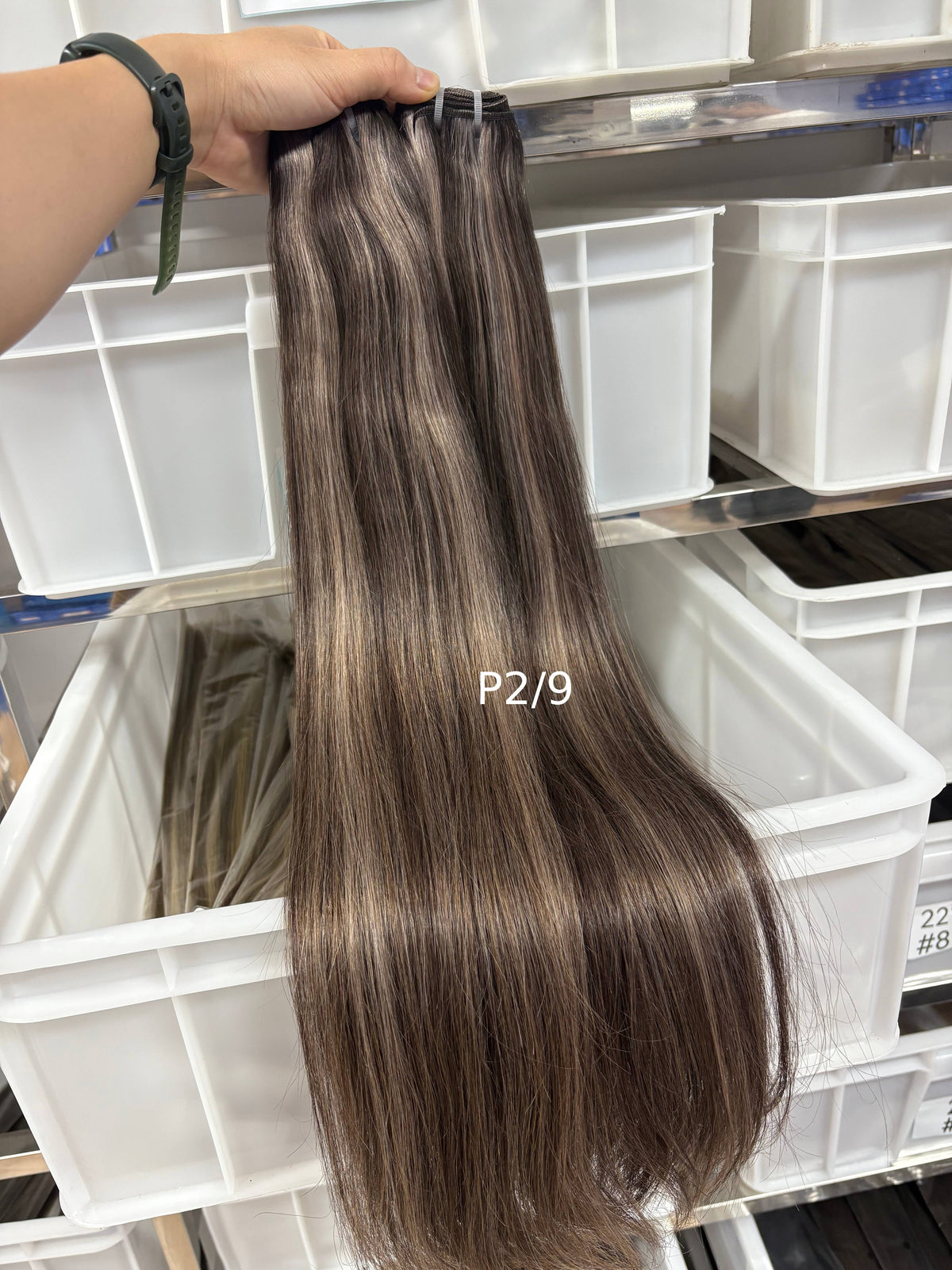 Alternating Piano Weft Hair Extensions – Two-Tone Interspaced Bundle