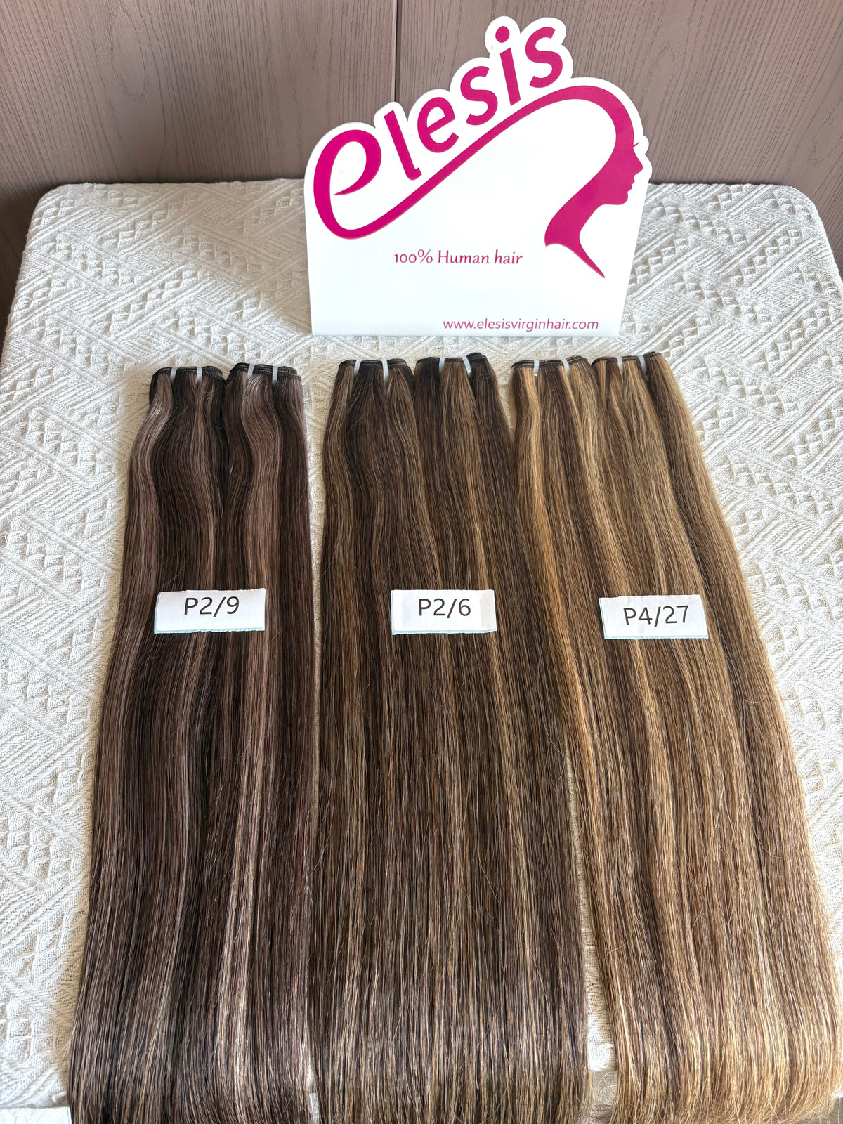 Alternating Piano Weft Hair Extensions – Two-Tone Interspaced Bundle