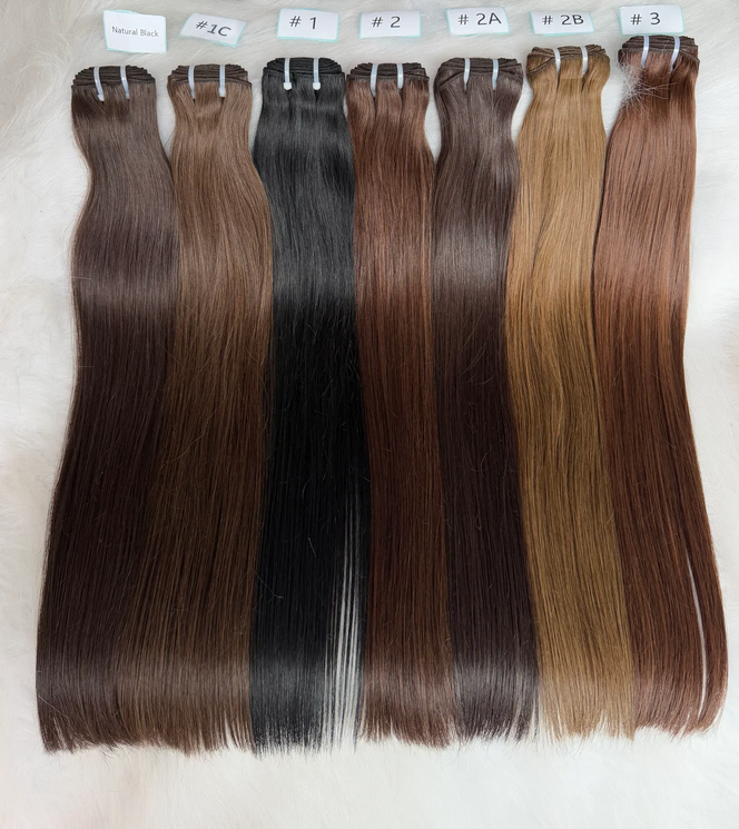Dark Brown Bundle Weft