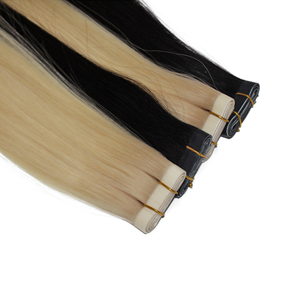 Seamless PU Weft Raw Hair Extensions – Multiple Colors Available