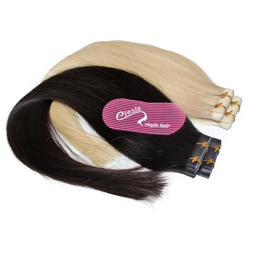 Seamless PU Weft Raw Hair Extensions – Multiple Colors Available